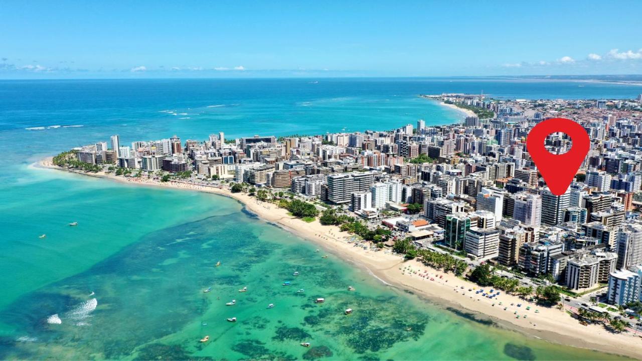 Edf Promenade - Apartamento Com 2 Quartos Climatizados A 150M Da Beira-Mar De Ponta Verde - Piscina, Academia, Sauna, Lavanderia, Home Cine, Churrasqueira, Salao De Jogos, Area Kids มาเซโอ ภายนอก รูปภาพ