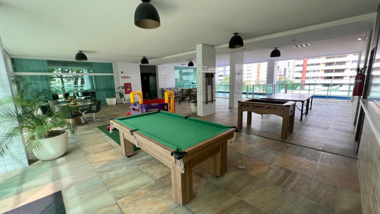 Edf Promenade - Apartamento Com 2 Quartos Climatizados A 150M Da Beira-Mar De Ponta Verde - Piscina, Academia, Sauna, Lavanderia, Home Cine, Churrasqueira, Salao De Jogos, Area Kids มาเซโอ ภายนอก รูปภาพ